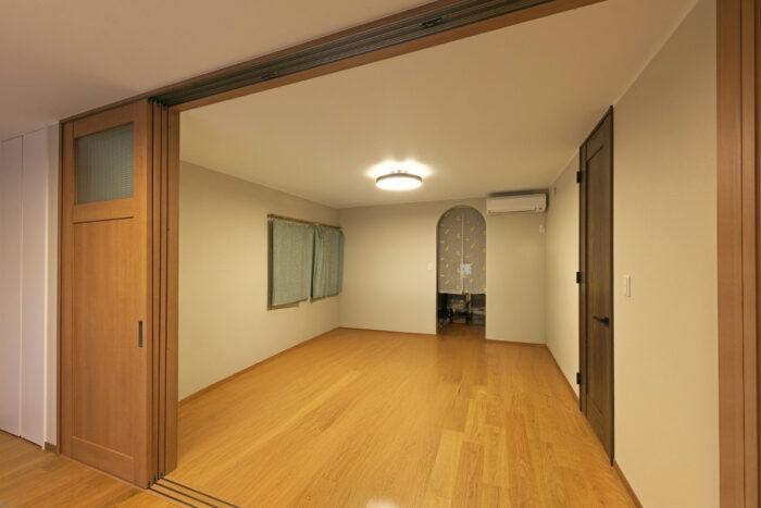 リフォーム施工事例：宇都宮市　開放的な空間で人も猫も心地よい住まい