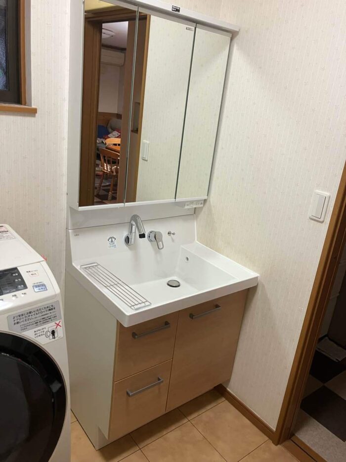 オノヤ 宇都宮宝木リフォームショールーム ブログ「宇都宮市リフォーム　洗面台交換」