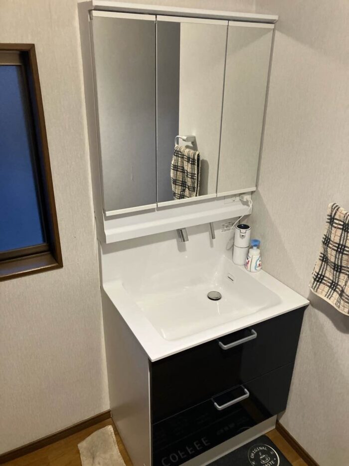 オノヤ 宇都宮宝木リフォームショールーム ブログ「宇都宮市のリフォーム紹介　洗面台工事」